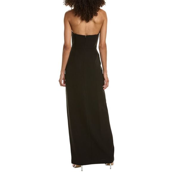 Liv Foster Crepe Column Gown NWT NEVER WORN - Picture 2 of 3